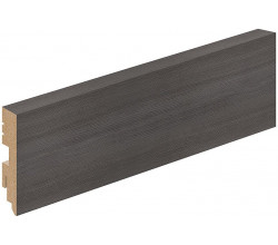 Плинтус напольный ЭКО Grey Melinga МДФ Тип-0 2050*70*16
