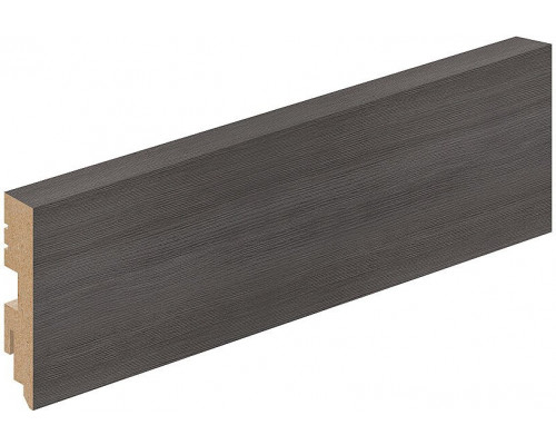 Плинтус напольный ЭКО Grey Melinga МДФ Тип-0 2050*70*16
