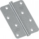 Петля врезная стальная HMS-2-4B 100*70*2,5 Uni Schrome