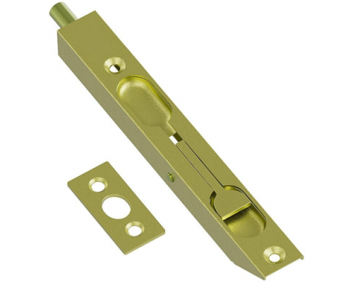 Шпингалет торцевой Bravo BMS-1 140 Sgold