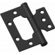 Петля без врезки стальная 2BB 75*63*2,5 W МатЧерный (универс.)
