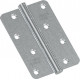 Петля врезная стальная HMS-2-4B 100*70*2,5 Uni Schrome