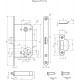 Замок LP-3-CL SChrome