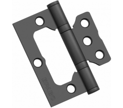 Петля без врезки стальная для складных дверей Bravo HFS-1-2B 75*64*2,5 Sblack