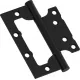 Петля без врезки стальная HFS-1-2B 100*75*2,5 Sblack