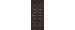 Дверь межкомнатная из эко шпона складная «Браво-22» Wenge Melinga остекление Magic Fog 200*40