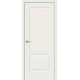 Дверь межкомнатная «Прима-3» White Matt остекление White Сrystal
