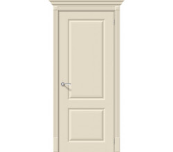 Дверь межкомнатная крашенная «Скинни-12» Cream (Эмаль) глухая