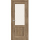 Дверь межкомнатная из эко шпона «Неоклассик-33» Original Oak остекление White Сrystal
