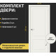 Дверь межкомнатная крашенная «Граффити-12» Whitey (Эмаль) глухая