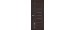 Дверь межкомнатная из эко шпона «Браво-27» Wenge Melinga остекление Mirox Grey 200*70
