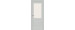 Дверь межкомнатная «Прима-3» Grey Matt остекление White Сrystal 200*90