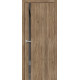 Дверь межкомнатная из эко шпона «Браво-1.55» Original Oak остекление Mirox Grey