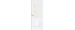 Дверь межкомнатная «Классик-13» White Silk стекло White Сrystal 200*80
