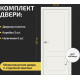 Дверь межкомнатная крашенная «Граффити-12» Whitey (Эмаль) глухая
