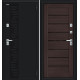 Дверь входная металлическая «Thermo-2 Техно Декор-2» Букле черное/Wenge Veralinga