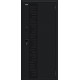 Дверь входная металлическая с терморазрывом «Thermo Техно Д2/SBlack» Букле черное/White Silk