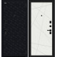 Дверь входная металлическая «Кьюб» (RBE) Total Black/Super White