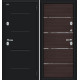 Дверь входная металлическая «Thermo Лайн» Букле черное/Wenge Veralinga