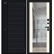 Дверь входная металлическая «Лайнер-3» Total Black/Nordic Oak